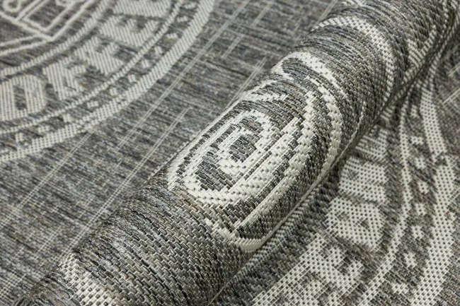 Koberec / Behúň FLEX 1907/P91 hnedý / sivý