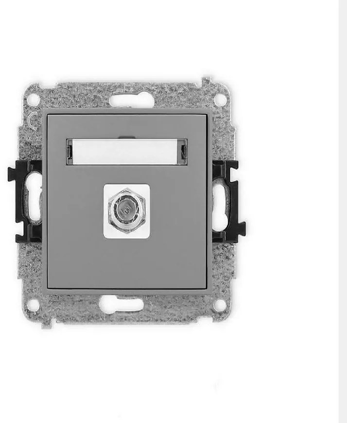 27MGF-1 Anténna zásuvka matná šedá