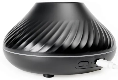 LED RGB Aróma difúzor s imitáciou plameňa LED/6,5W/5V 130ml čierna