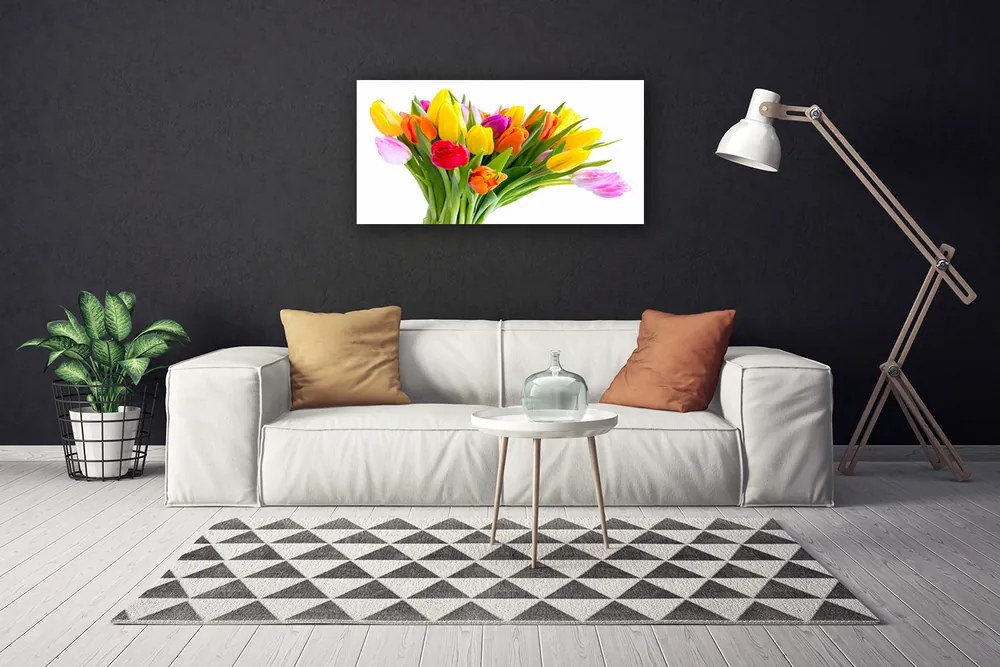 Obraz Canvas Tulipány kvety rastlina 100x50 cm