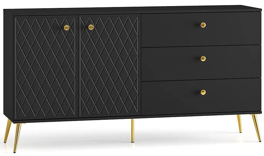 Komoda Eljot 01 čierna