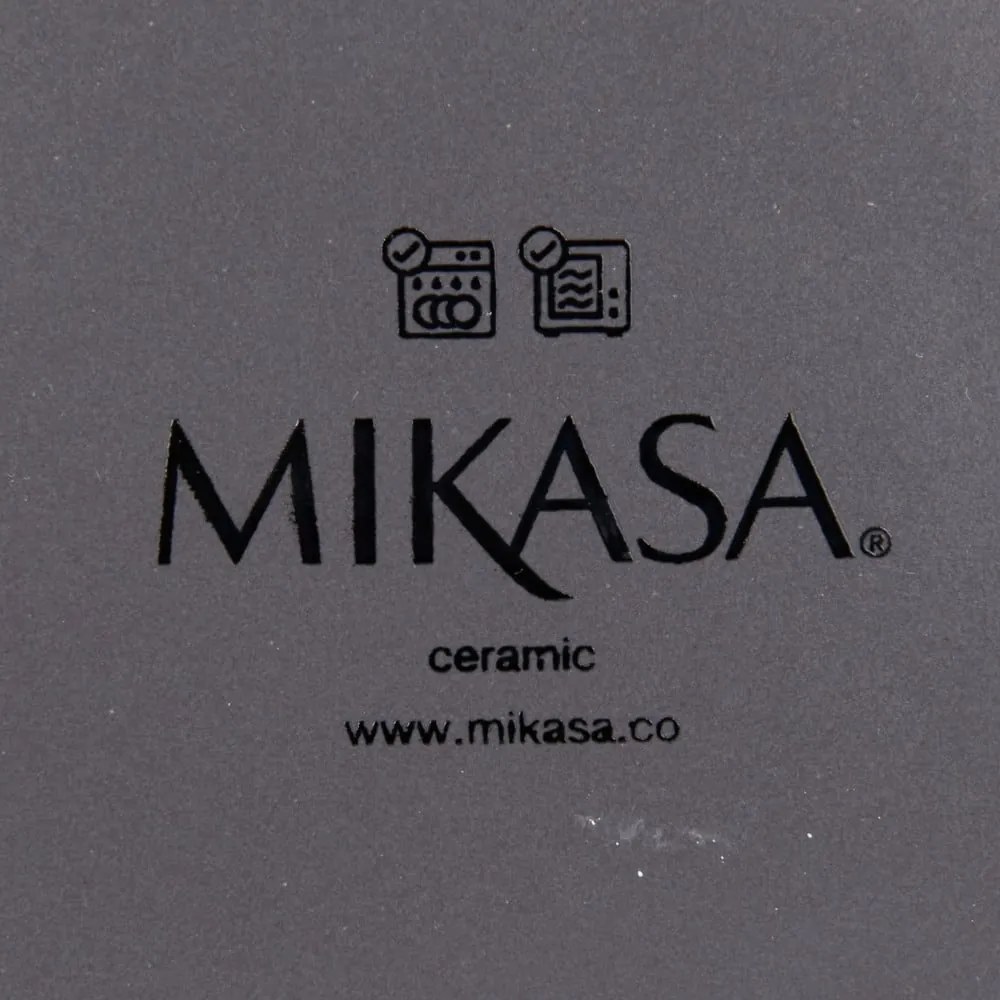 Tmavosivý keramický tanier Mikasa Serenity, ø 20 cm