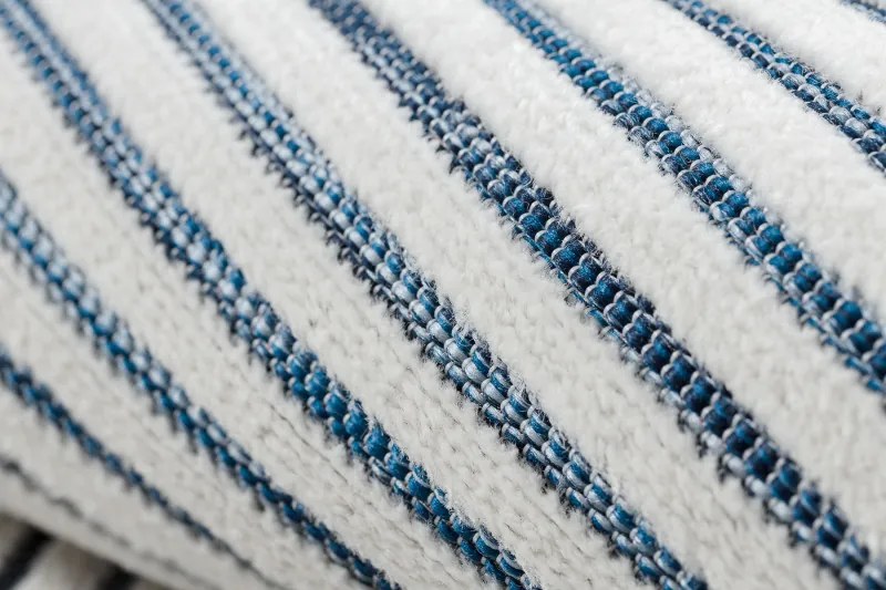 Dywany Łuszczów, Kusový koberec Botanic 65240 Flamingo navy – na von aj na doma, 117x170, modrá, chodba / predsieň