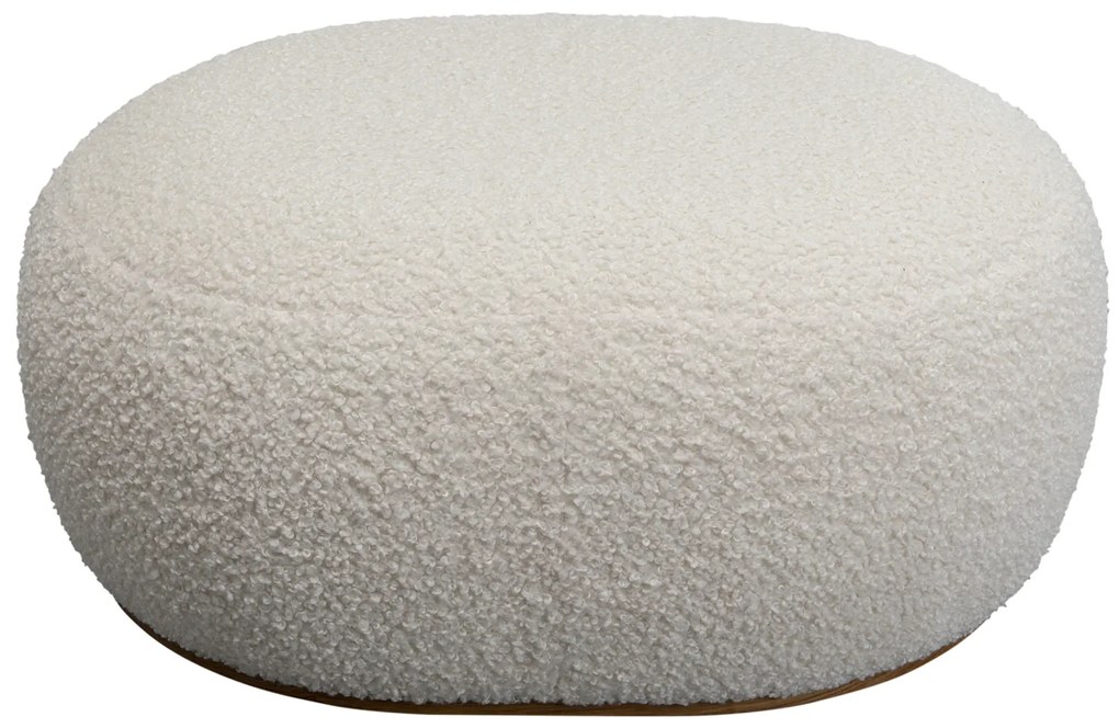 Pebble Boucle taburetka biela