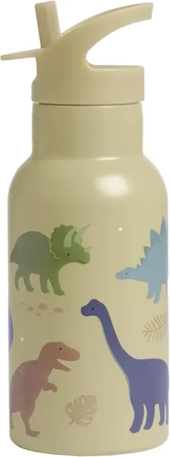 Nerezová fľaša na pitie dinosaurus