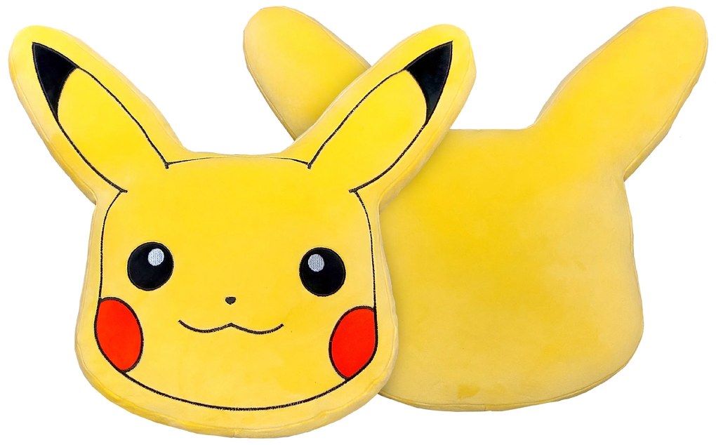 Halantex Tvarovaný vankúšik 40x40 cm - Pokémon Pikachu