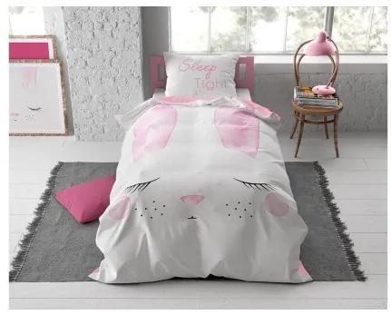 Sammer Detské posteľné obliečky s roztomilým zajačikom v rozmere 140x200 cm 8719242058619 140 x 200 cm