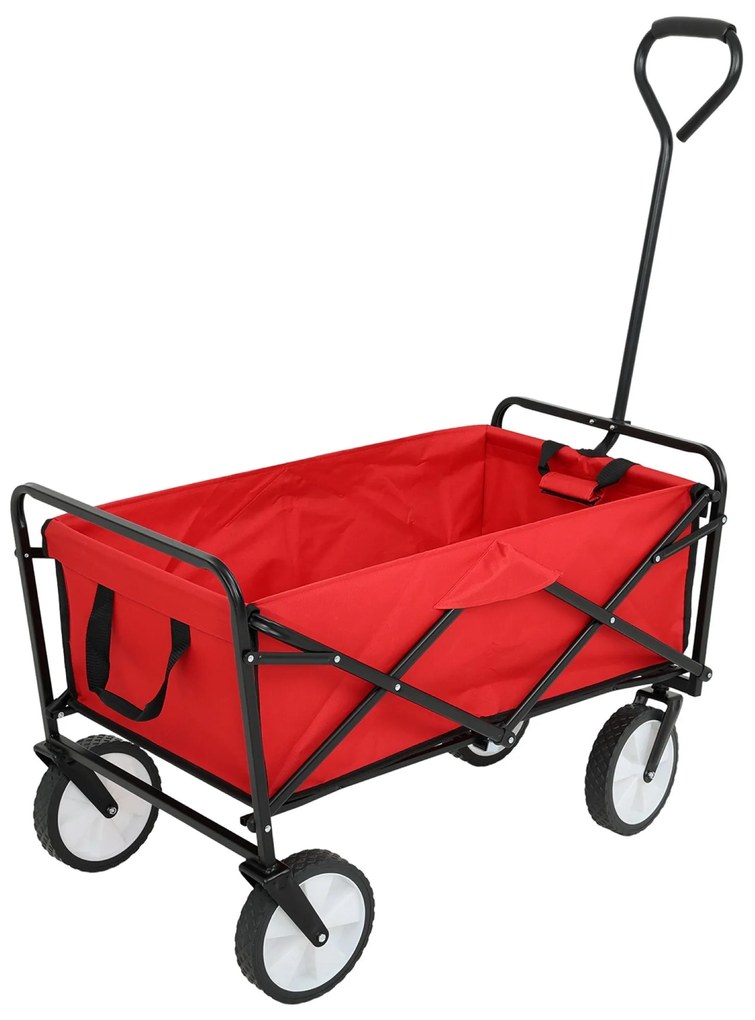 Záhradný vozík TYRS 145L červený