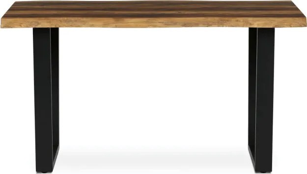 Jedálenský stôl HT-F4214 staré drevo / čierny