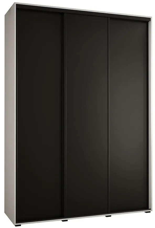 Skriňa 45 Canaris 1 190 biela/čierna/čierna