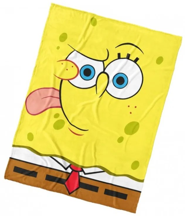 Detská deka Sponge Bob Emoji 150x200 cm