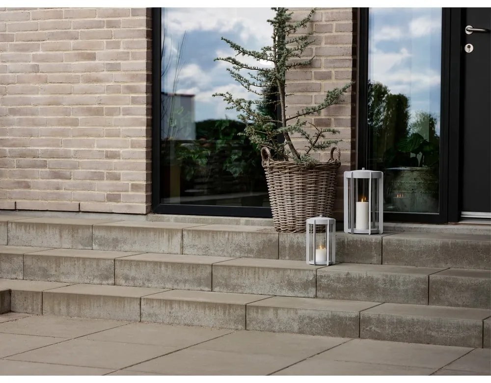 Svetlosivý LED lampáš na USB (výška 35 cm) Firefly – Zone