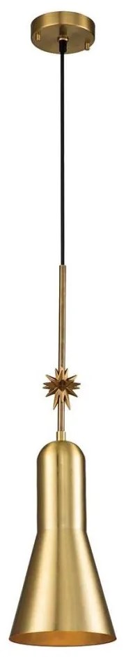 Elstead ETOILE-P-M-AB - Luster na lanku ETOILE 1xE27/60W/230V