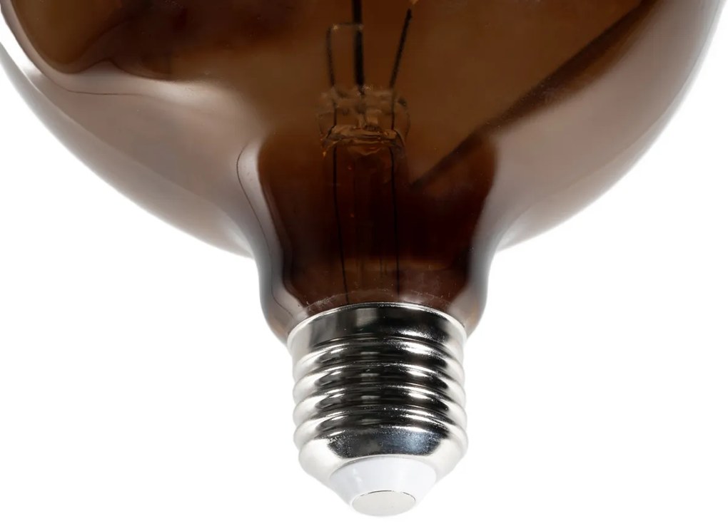Sada 5 stmievateľných LED žiaroviek E27 T125 hnedá 4W 120 lm 1800K
