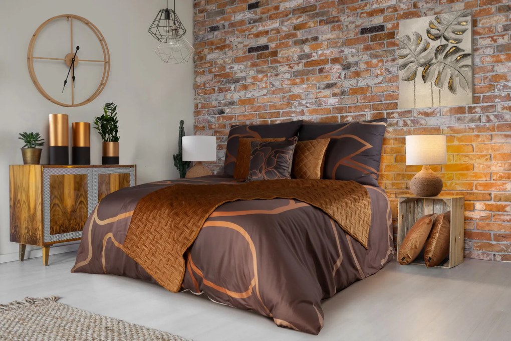 POSTEĽNÉ OBLIEČKY LIMITED COLLECTION ALISMA1 160X200 CM, 2KS 70X80 CM VZOROVANÉ