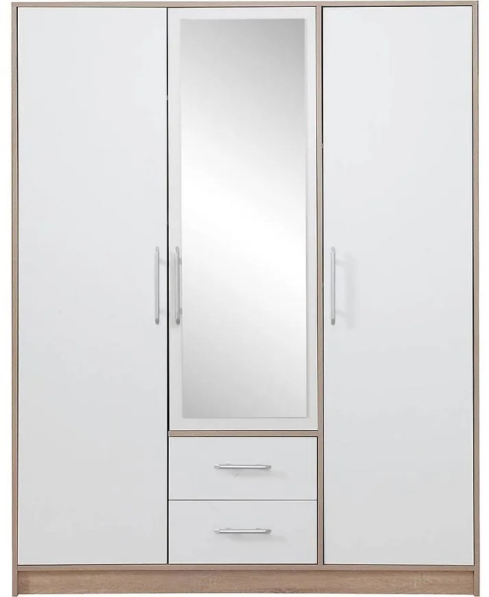 Skriňa Smart SRl2 150 cm dub sonoma/biela