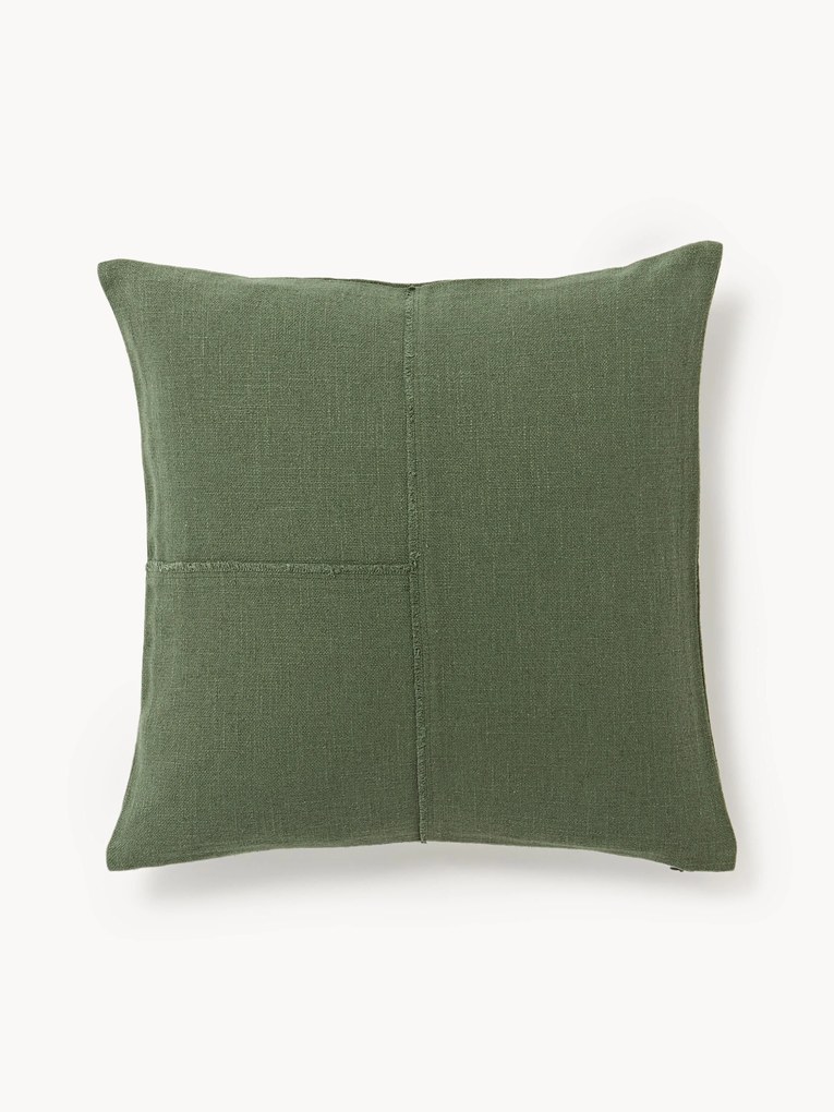 Ručne tkaný poťah na vankúš s ozdobným prešívaním Terre