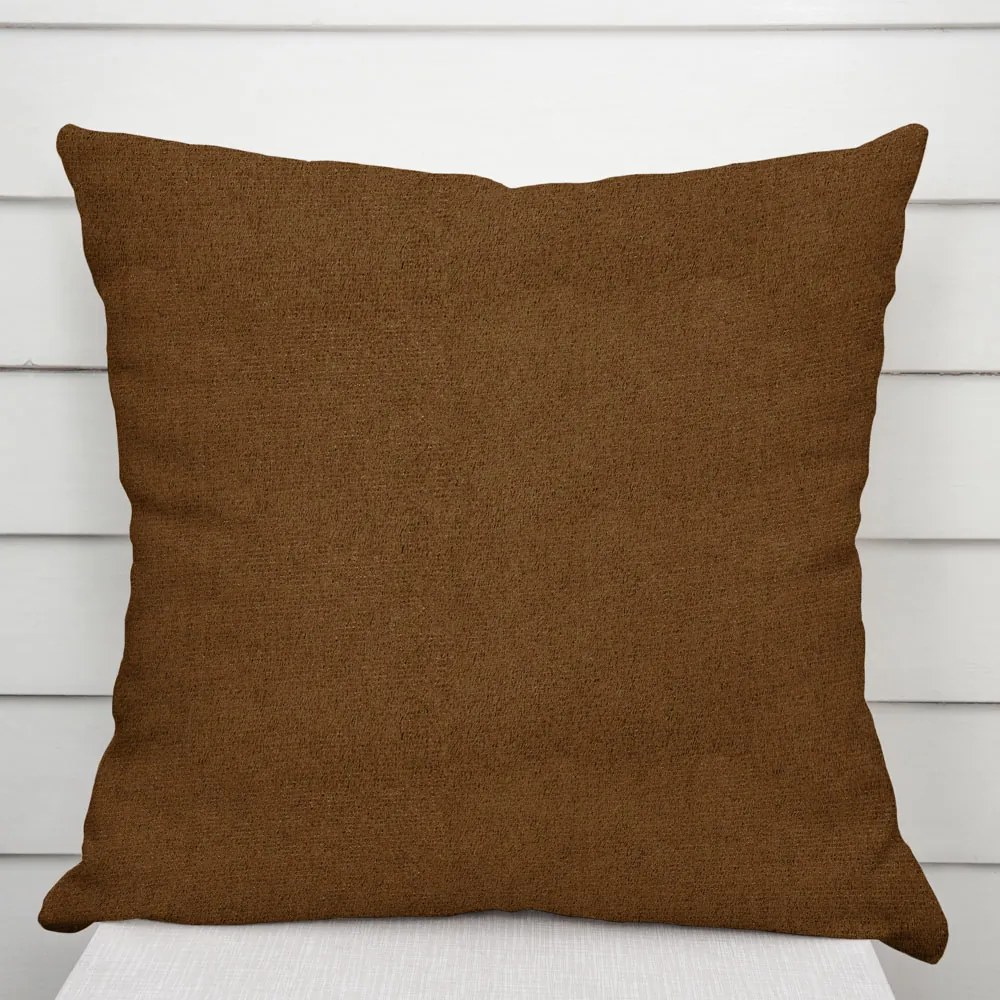 Biante Obliečka na vankúš/imitácia brúsenej kože Alcantara ALC-017 Hnedá hrdzavá 50 x 50 cm