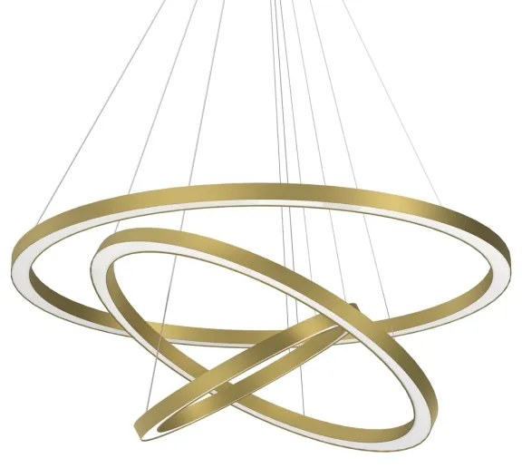 LED Luster na lanku GALAXIA LED/85W/230V zlatá