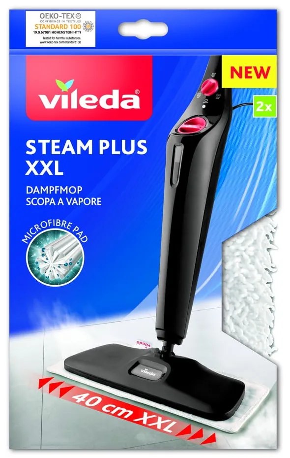Náhradné návleky na mop v súprave 2 ks Steam Plus XXL – Vileda