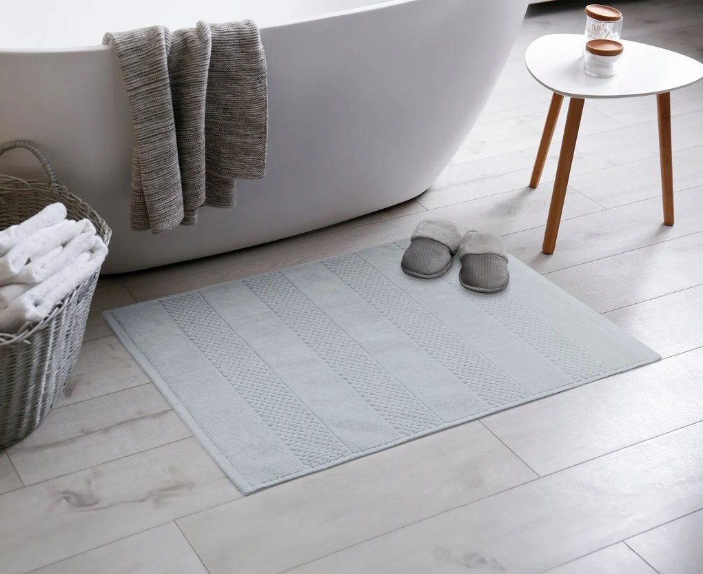 PREDLOŽKA DO KÚPEĽNE JESSI 60X90 CM STRIEBORNÁ