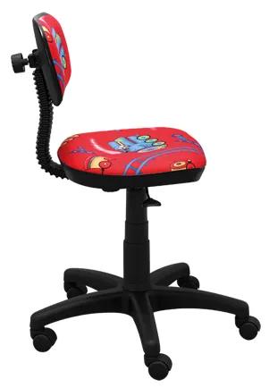 Detská stolička Junior vláčik červená
