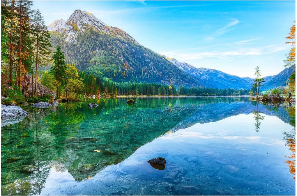 Obraz - Jazero Hintersee (90x60 cm)