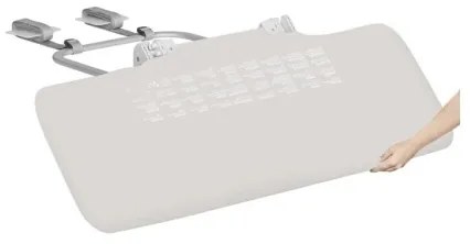 Lionelo - Bezpečnostná zábrana k posteli LORA šedá