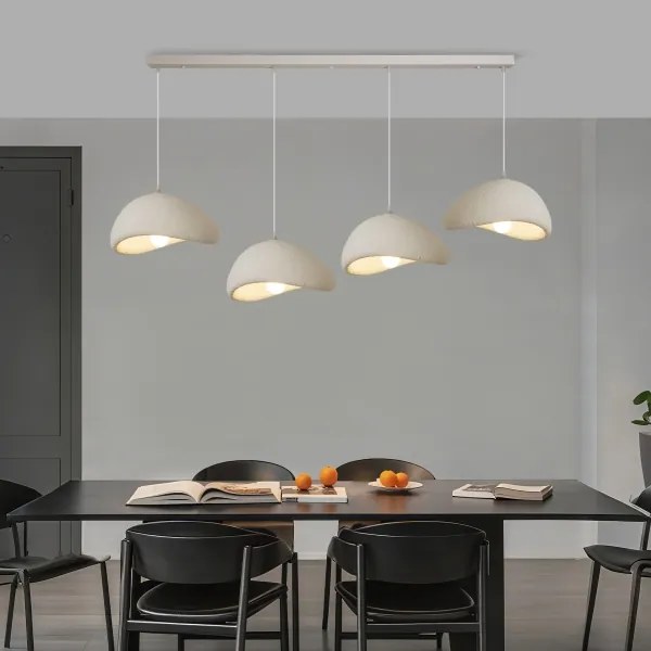 BRILAGI - Luster na lanku WABI SABI 4xE27/60W/230V biela