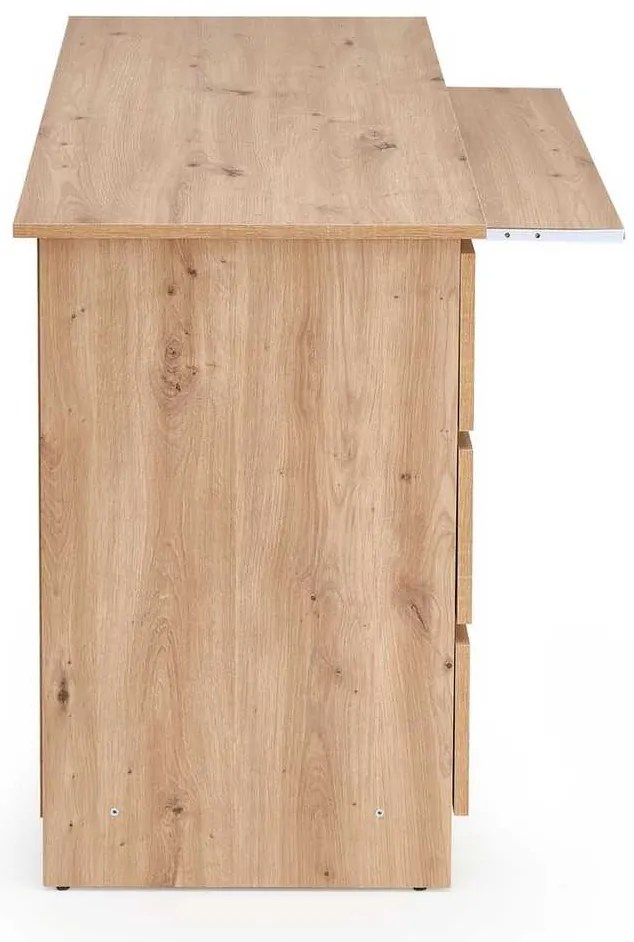 Písací stôl Canley, dub artisan