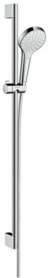 Hansgrohe Croma Select S, sprchová sada 1jet so sprchovou tyčou 90 cm, biela/chrómová, HAN-26574400