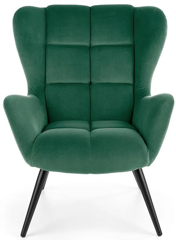 Kreslo Tyrion zelená/čierna