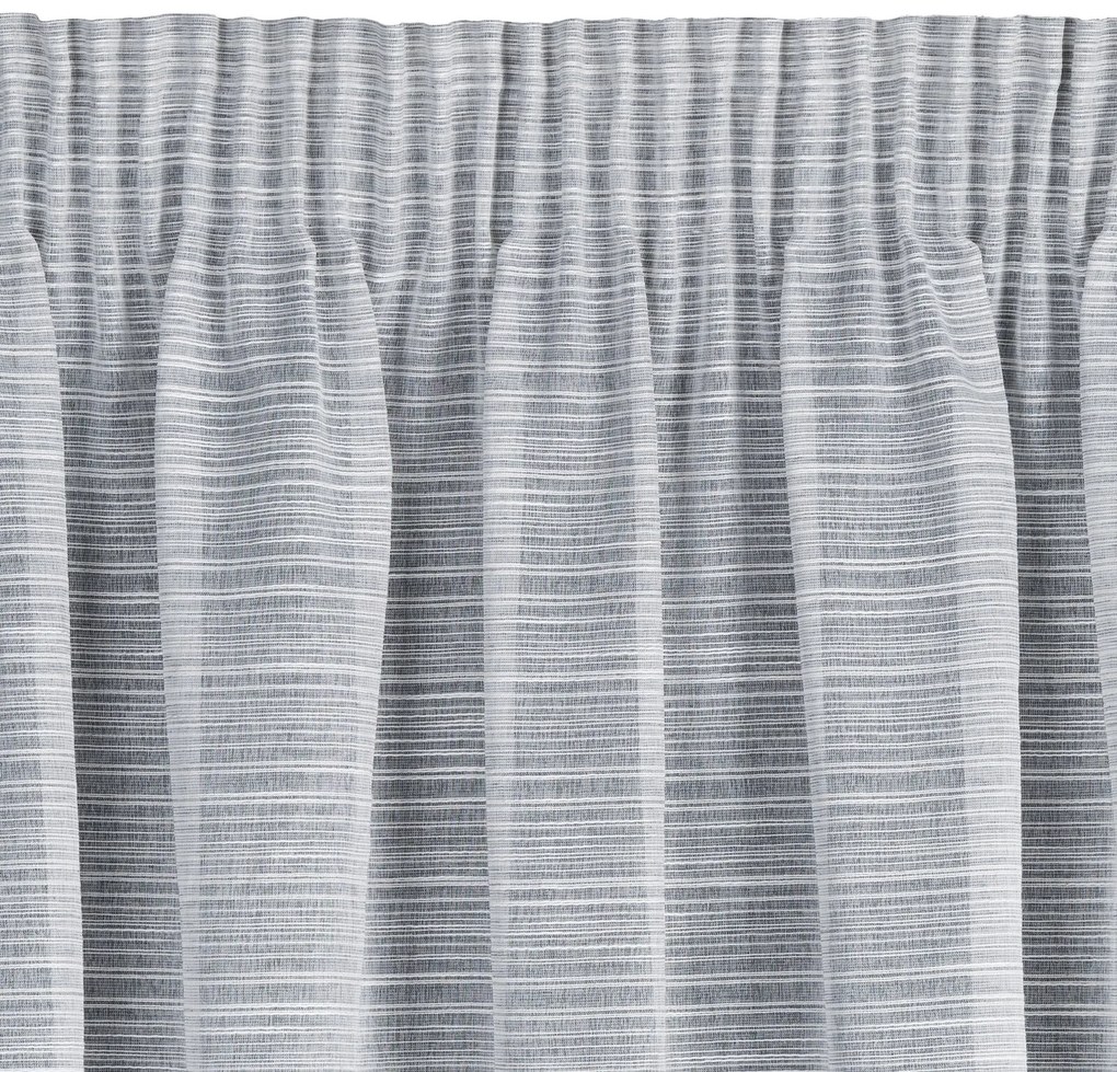 ZÁCLONA NA PÁSKE ARIA 140X300 CM SIVÁ
