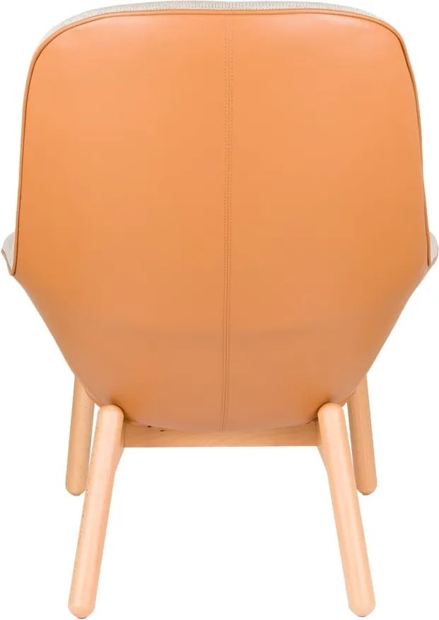 Béžové kreslo Duke – White Label