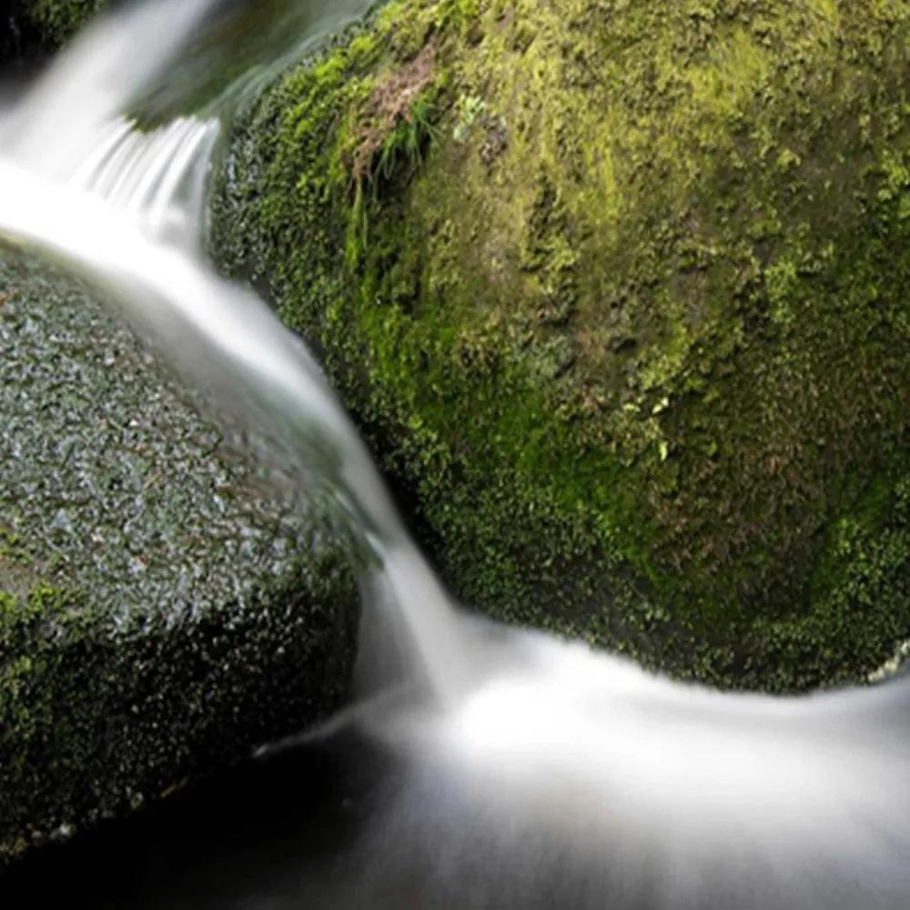 Ozdobný paraván Vodopád Skalní hora - 180x170 cm, päťdielny, obojstranný paraván 360°