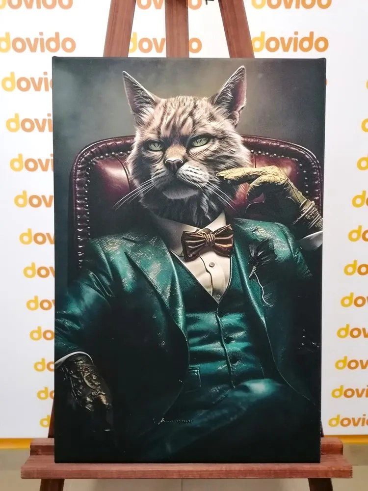Obraz zvierací gangster kocúr