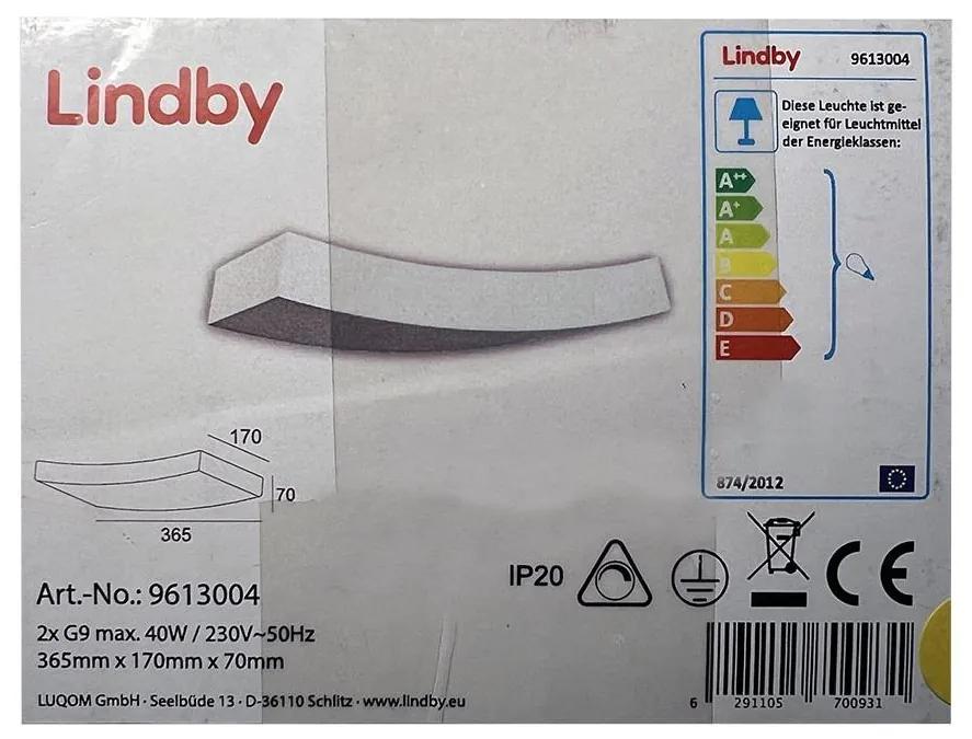 Lindby Lindby - Nástenné svietidlo LEANDER 2xG9/20W/230V LW0581