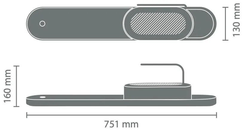 Sivý plastový stojan na umývacie prostriedky SinkStyle – Brabantia