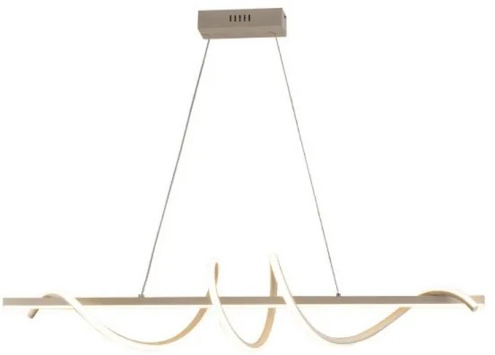 LED stmievateľný závesný luster na lanku LED/50W/230V 3000-6500K 100 cm + diaľkové ovládanie