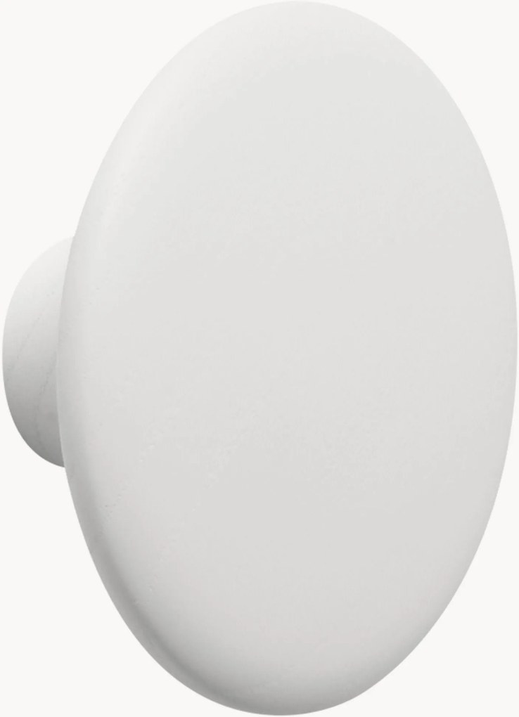 Nástenný háčik z dubového dreva Dots, Ø 13 cm