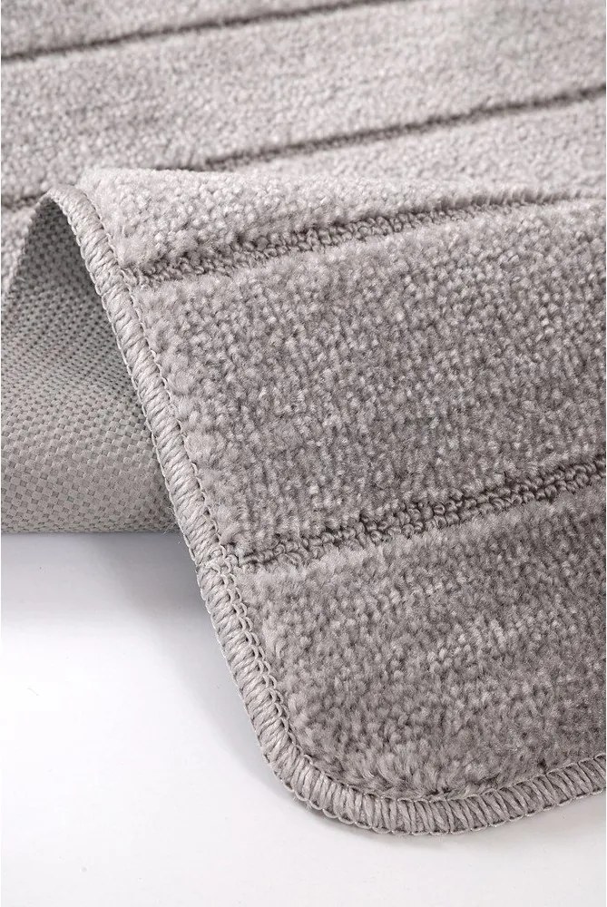 Sivé kúpeľňové predložky v súprave 2 ks 50x80 cm Yeni Cizgli – Foutastic