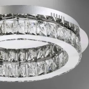 Stropné svietidlo krištáľ LUXERA 62400 MOVIDA Ø45