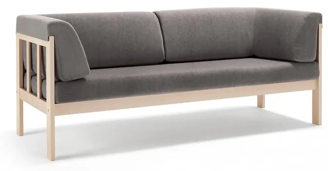 Pohovka KIM, 3-miestna, látka Medley, svetlošedá