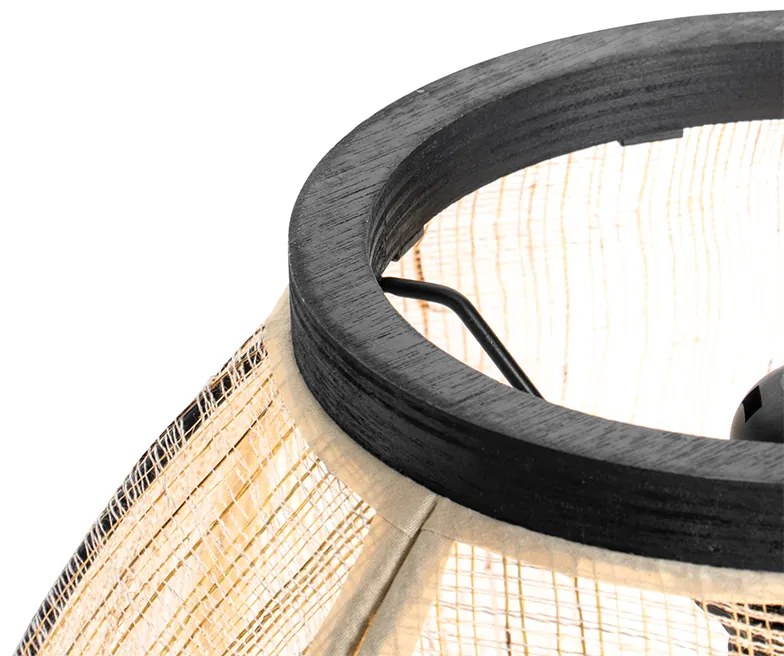 Orientálne závesné svietidlo hnedé 35 cm - Rob