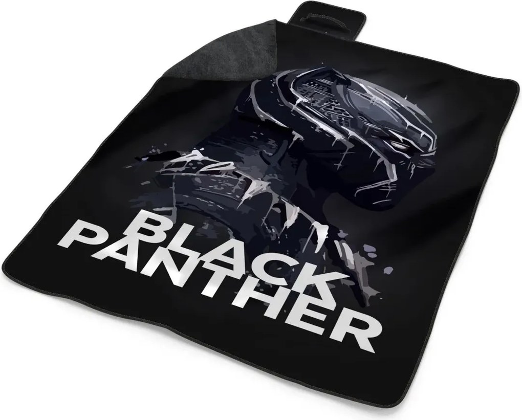 Sablio Plážová deka BLACK PANTHER Scrape: 200x140 cm