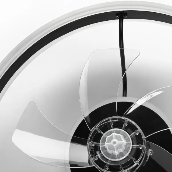 LED Stropné svietidlo s ventilátorom APOLLO LED/38W/230V čierna + DO