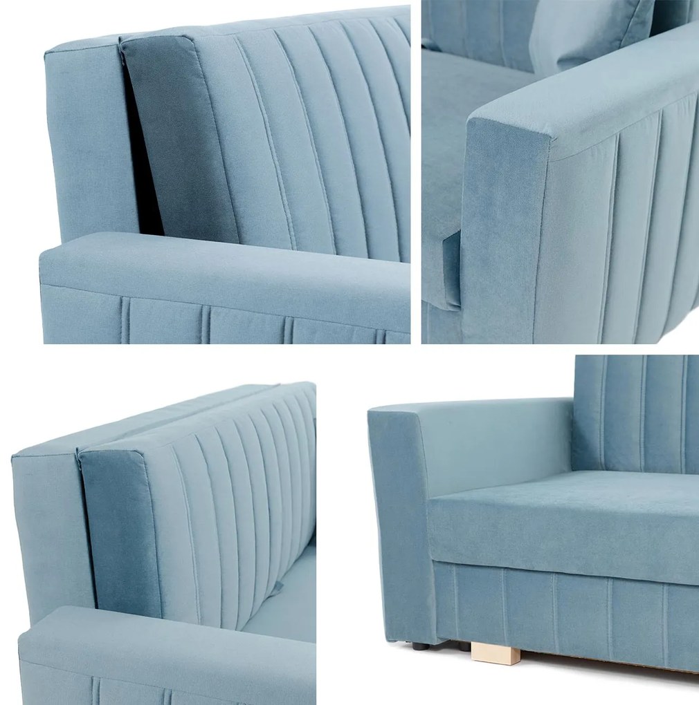 Rozkladacia pohovka Carivia Glam III (Paros 06) (s úl. priestorom). Vlastná spoľahlivá doprava až k Vám domov. 1059035