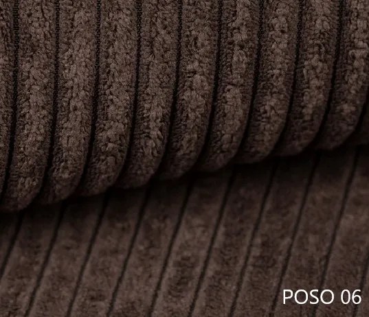 Rohová sedačka Baria (P) (čokoládová). Akcia -20%. Vlastná spoľahlivá doprava až k Vám domov. 1133088