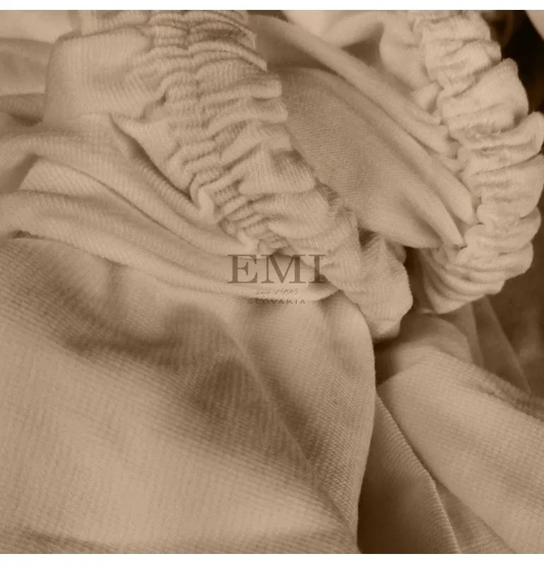 Plachta posteľná oriešková superstretch EMI, Plachta 90 (100)x200