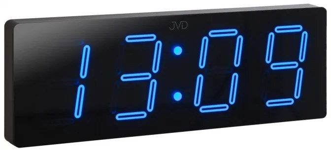 Nástenné digitálne LED hodiny JVD DH1.2 (51 cm) | Modré číslice